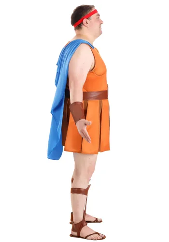 Vista 10 de Disfraz Deluxe de Hércules para Hombre Talla Plus Size de Disney Multicolor
