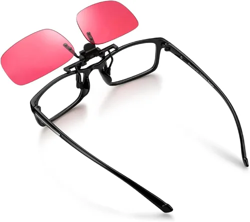 Vista 5 de Pilestone GM-3 Lens D Color Blind Gafas Clip-on para ceguera roja