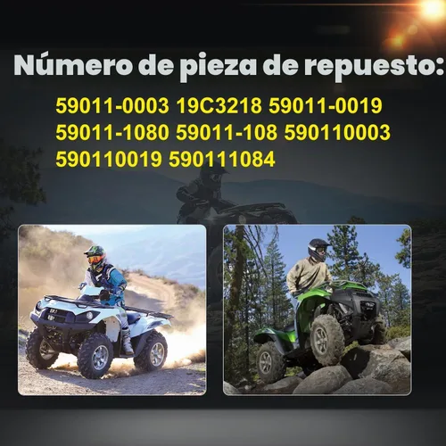 Vista 3 de 59011-0003 Correa de transmisión para Kawasaki Brute Force 750