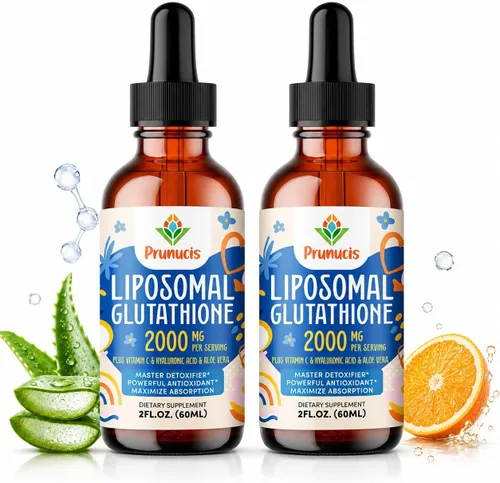 Vista 10 de Líquido de glutatión liposomal 2000MG, L-glutatión de forma activa, 2 onzas