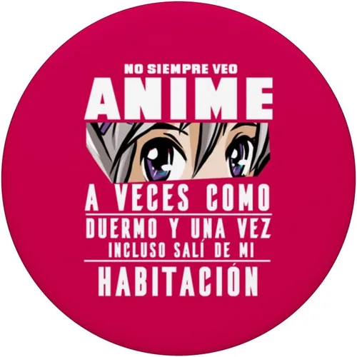 Vista 3 de No Siempre Veo Anime Para Ver Manga Mujer Niño Niña PopSockets intercambiables PopGrip