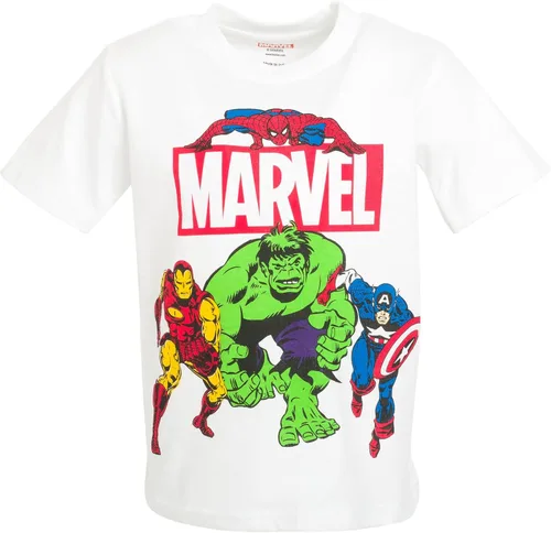 Vista 3 de Marvel Avengers Spider-Man Iron Man Thor 3 Pack T-Shirts Toddler to Big Kid