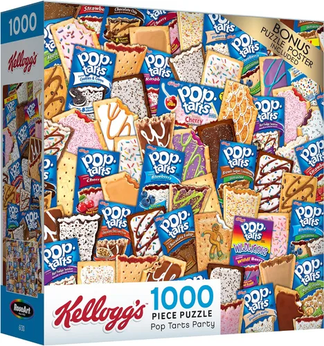 Vista 11 de RoseArt - Kellogg's - Anuncios de cereales - Rompecabezas de 1000 piezas para adultos