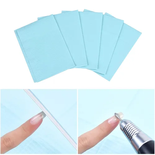 Vista 6 de KADS Tapete de mesa de manicura, protector de mesa desechable para arte de uñas, impermeable, protector de escritorio para profesionales