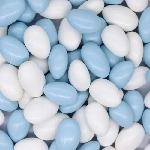 Vista 21 de Smarty Stop Jordan Almonds Candy - Almendras recubiertas de caramelo pastel, aperitivo comestible de confitería
