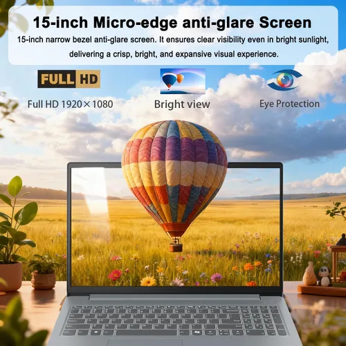 Vista 3 de Lenovo Laptop de 16" Bussiness, Intel i7-13620H, RAM DDR5 de 16 GB, SSD