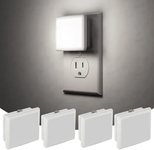 Vista 12 de JandCase LED 3CCT Night Lights Plug into Wall, 0.3W Plug in Night Light