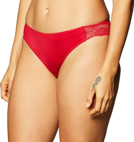 Vista 4 de Maidenform Bragas Comfort Devotion con parte trasera con encaje tipo tanga para mujer Batik Blossoms Print/Timeless Purple