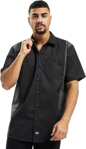 Vista 4 de Dickies Camisa de trabajo de dos tonos de manga corta para hombre