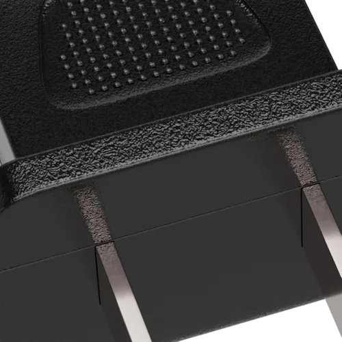 Vista 5 de THE CIMPLE CO Cable de alimentación polarizado de 2 clavijas de 15 pies – Cable de alimentación de CA con enchufe cuadrado/redondo para satélite