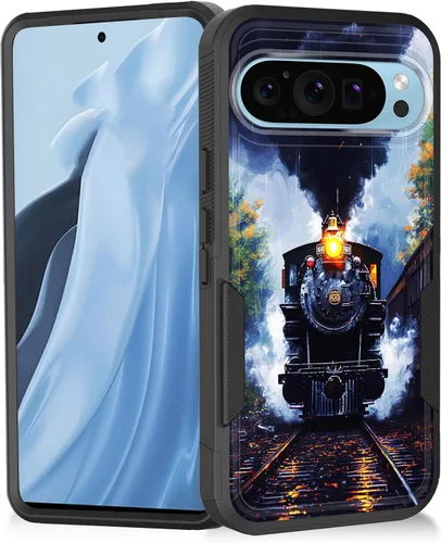 Vista 69 de Funda para Pixel 11 Pro XL, resistente de doble capa híbrida de policarbonato duro de goma suave a prueba de golpes para Google Pixel 11 Pro XL 6.8