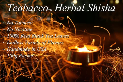 Vista 3 de Teabacco (Elija sus sabores) 3.53 oz, los mejores sabores de hierbas de shisha cachimba del mundo. 100% libre de tabaco y nicotina (manzana)