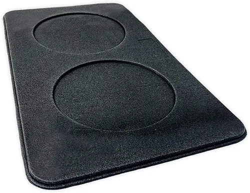 Vista 4 de Juego de cuencos y tapetes transparentes para perros, cuencos para alimentos y agua con paspartú, juego de bandeja de alimentación perfecto