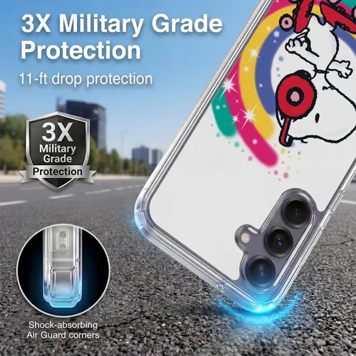 Vista 132 de Head Case Designs Officially Licensed Peanuts Beach Surf Snoopy Boardwalk Airbrush Gel Case [Military Grade Protection] Compatible with Google Pixel