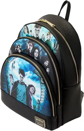 Vista 3 de Loungefly Harry Potter sac à dos Trilogy Series 2 Triple Pocket
