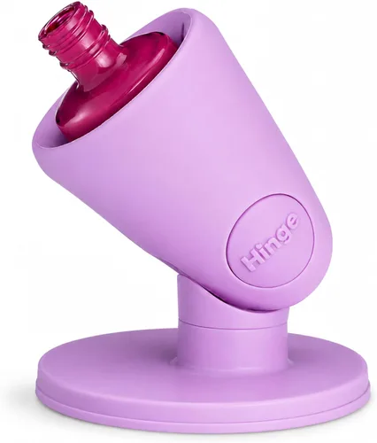 Vista 9 de tweexy Soporte para frasco de esmalte de uñas con bisagra Soporte antiderrame para esmalte de uñas, inclinado, succión IntelliStick Airlock