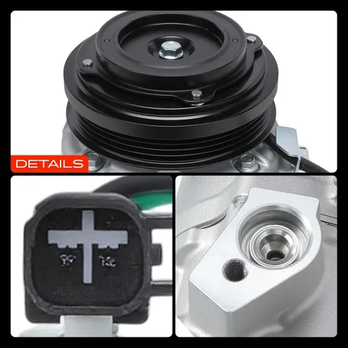 Vista 9 de A-Premium Compresor de A/C con embrague compatible con Ford F-150 3.5L 2017-2020, Expedition 3.5L 2018-2021, Lincoln Navigator 3.5L 2018-2021