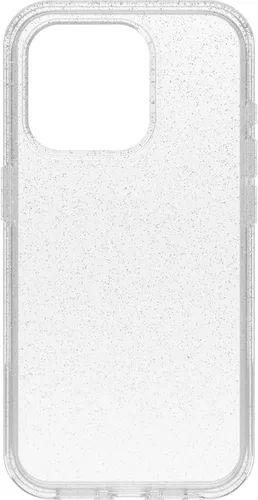 Vista 6 de OtterBox Funda para iPhone 15 Pro (solamente) de la serie Symmetry, color negro, ultra suave, compatible con carga inalámbrica, bordes elevados que