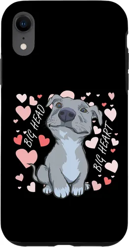 Vista 23 de iPhone 11 Pro Max Big Heart Pitbull Pibble Mom - Estuche de regalo