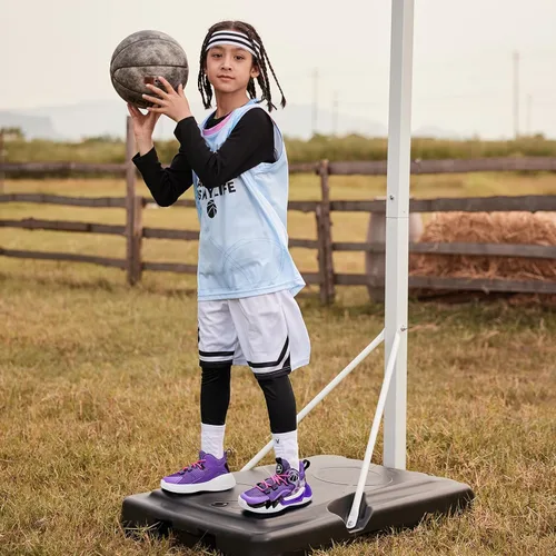Vista 3 de HOBIBEAR Zapatos deportivos para niños y niñas, ligeros, transpirables, para caminar, correr (niños pequeñosniños grandes)