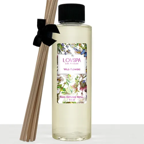 Vista 16 de Amber Romance - Recambio de aceite difusor de varillas con varillas de junco, ámbar cálido, sándalo y notas florales, aceites esenciales de lirio