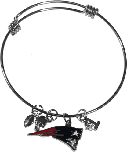 Vista 10 de Siskiyou NFL womens Charm Bangle Bracelet Color del
