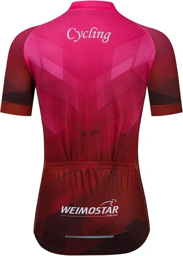Vista 2 de Womens Cycling Jersey Short Sleeve Cycle Racing Shirt Shorts Bicycle Bike Girl Sportwear Clothing