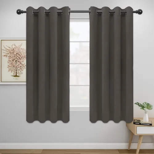 Vista 238 de Easy-Going - Cortinas opacas para dormitorio, aislamiento térmico sólido con ojales, cortinas de ventana para reducción de ruido, cortinas