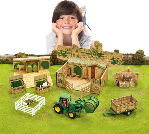 Vista 3 de Britains Farm in a Box, juego de granja para niños, multicolor, a partir de 3 años
