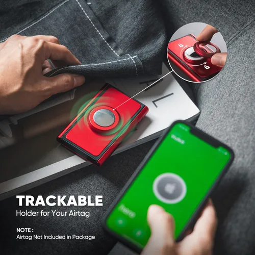 Vista 75 de VULKIT Cartera delgada minimalista para tarjetas VC500 VC500C, Rosado, Minimalista