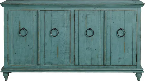 Vista 9 de Martin Svensson Home Garden District - Soporte de TV de madera maciza de 65 marrón (Driftwood Brown)