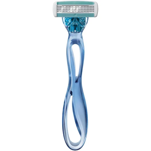 Vista 4 de BIC Soleil Bella Click - Maquinilla de afeitar desechable de 4 hojas para mujer, 1 mango y 4 cartuchos
