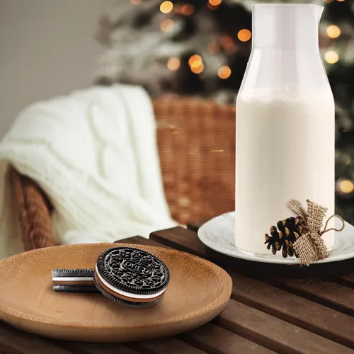 Vista 7 de OREO Galletas sándwich de chocolate con crema de cacao caliente, edición limitada, galletas navideñas, 12.2 onzas