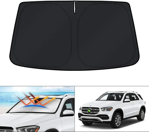 Vista 81 de KUST Parasol para parabrisas para BMW X1 F48 2016, 2017, 2018, 2019, 2020, 2021, 2022, accesorios de ajuste personalizado, parasol plegable