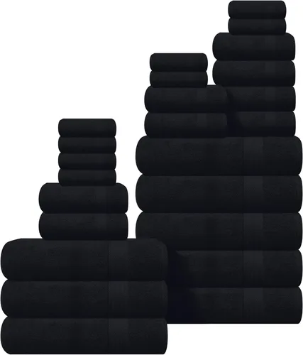 Vista 109 de GLAMBURG Juego de 2 Sábanas de Baño Extra Grandes de Algodón Premium de 700 GSM - 100% Algodón Peinado - 2 Sábanas de Baño 35x70 pulgadas - Calidad
