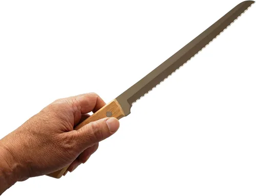 Vista 5 de KAKUSEE Lugna - Cuchillos de cocina de madera de molibdeno y vanadio: mango de roble con nitidez superior y peso equilibrado, ideal para cocinar