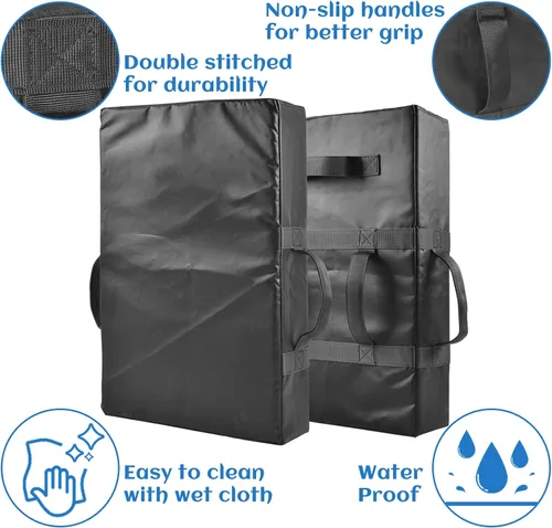 Vista 2 de Taekwondo Kick Pad Martial Arts Training Equipment - Durable PVC Leather with High-Strength Sponge for Karate, Muay Thai, Kickboxing & MMA