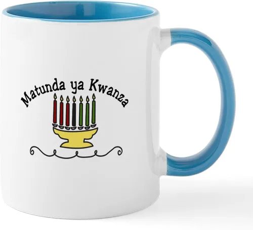 Vista 34 de CafePress Celebrate Kwanzaa - Taza de café de cerámica de 11 oz (11.0 fl oz)