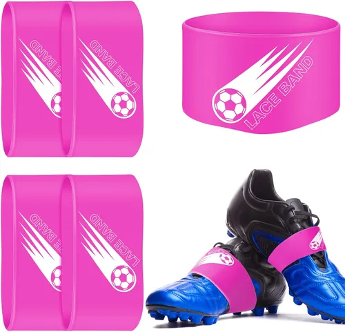 Vista 13 de Patelai 4 piezas de cubierta de cordón para tacos de fútbol, banda de zapato de fútbol, cubierta de zapato de fútbol, bandas de taco de fútbol