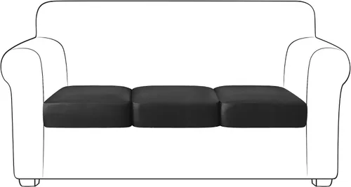 Vista 69 de Yates Home Funda de cojín de piel sintética para sofá, impermeable, elástica, para asiento de caravana, sofá biplaza, protector de muebles, funda