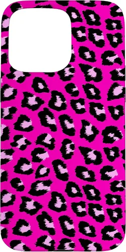 Vista 31 de McBling - Carcasa para iPhone 17, diseño de leopardo y guepardo rosa intenso