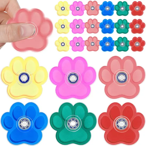 Vista 38 de Sotiff 24 piezas de tortuga verde Fidget Spinners a granel, mini juguetes
