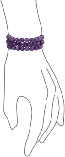 Vista 49 de Bling Jewelry Juego de 3 pulseras elásticas unisex apilables con cuentas redondas de 0.315 pulgadas para mujeres, adolescentes y hombres, multihebra