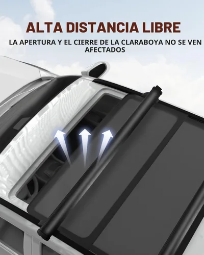 Vista 6 de Barras transversales Richeer para portaequipajes de techo de 300 libras para Grand Cherokee 2011-2021