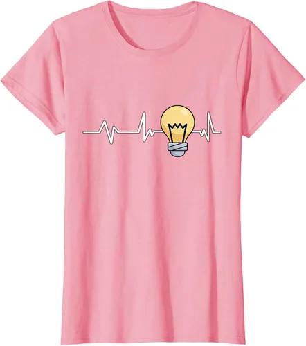 Vista 11 de Bombilla Heartbeat bombilla regalo bombilla bombilla camiseta Negro