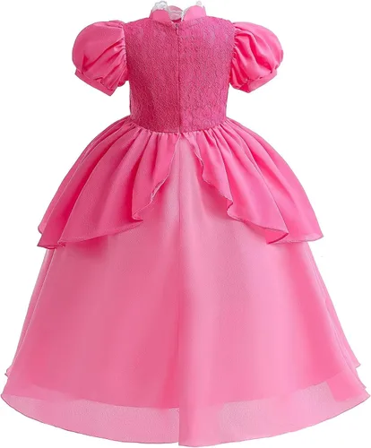 Vista 3 de GZ-LAOPAITOU Princess Dress for Girls Princess Costume Kids Halloween Cosplay Birthday Party Dress Up Costume
