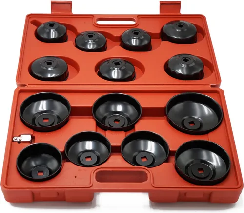 Vista 5 de Juego de llaves de casquillo de filtro de aceite 14pcs 3/8" Kit de herramientas