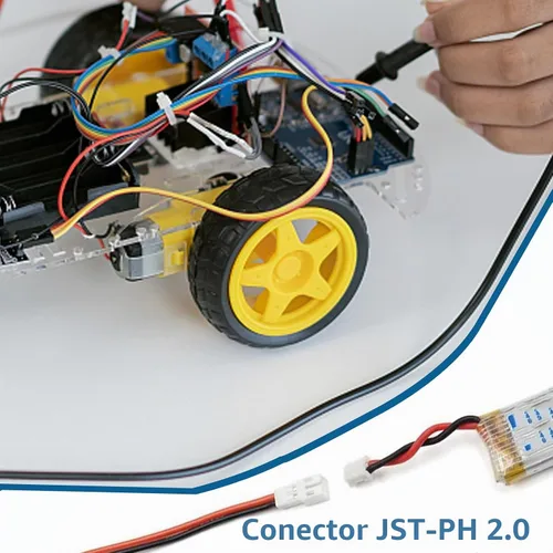 Vista 5 de smseace 30 piezas Conector JST ph2.0 hembra y macho cables de alambre JST ph2.0 de 100 mm kit de conectores JST ph 2.0