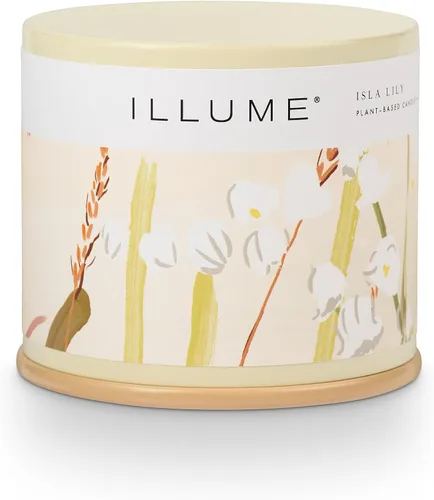 Vista 9 de Illume, Vela Leche de Coco Mango Demi Vanity Tin 3 onzas