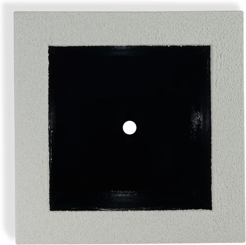 Vista 6 de PolyStone Kensington - Maceta con pedestal, 16 x 16 x 36 pulgadas, maceta alta y ligera para interiores y exteriores, resina moderna de aspecto